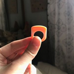 90’s Creamsicle Lucite Ring